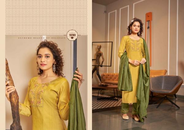 Kalaroop Zara Fancy Designer Kurti With Bottom Dupatta Collection